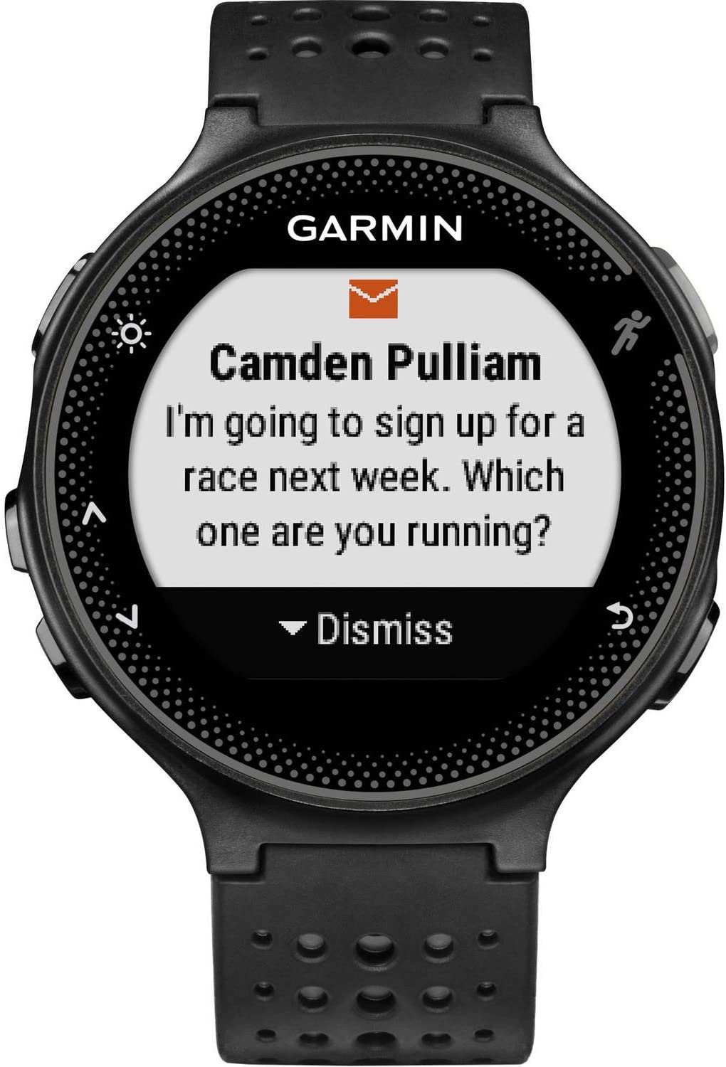 Forerunner® 235 GPS Running Watch (Black/Gray)