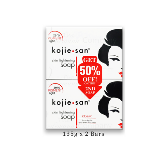 Kojie San Skin Lightening Kojic Acid Soap 2x135g (Big Bars)