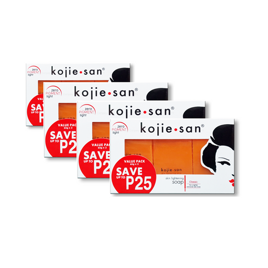 Kojie San Skin Lightening Kojic Acid Body Soap 65g x 12 Bars (4 Boxes)