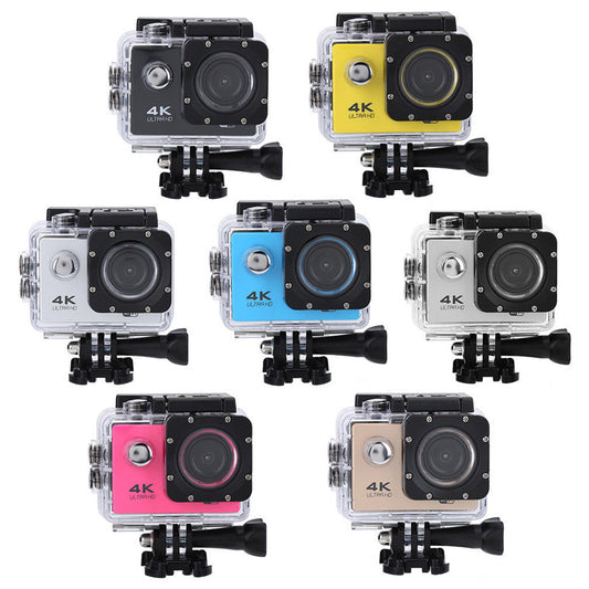 Action Camera 4K Wifi 4K Action Camera Underwater Waterproof Camera 170D Wide Angle WiFi Sports Cam