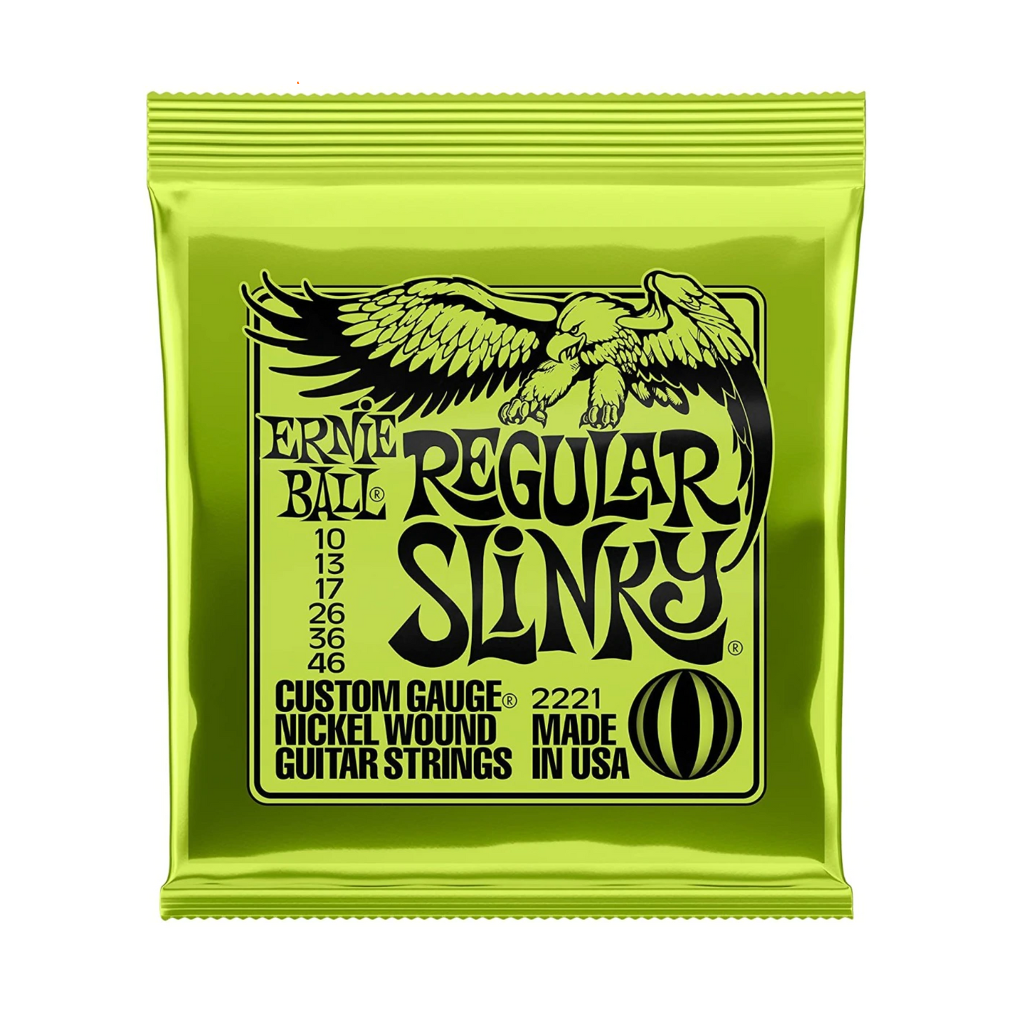 3 SETS ERNIE BALL 2221 REGULAR SLINKY ELECTRIC GUITAR STRINGS 10-46,